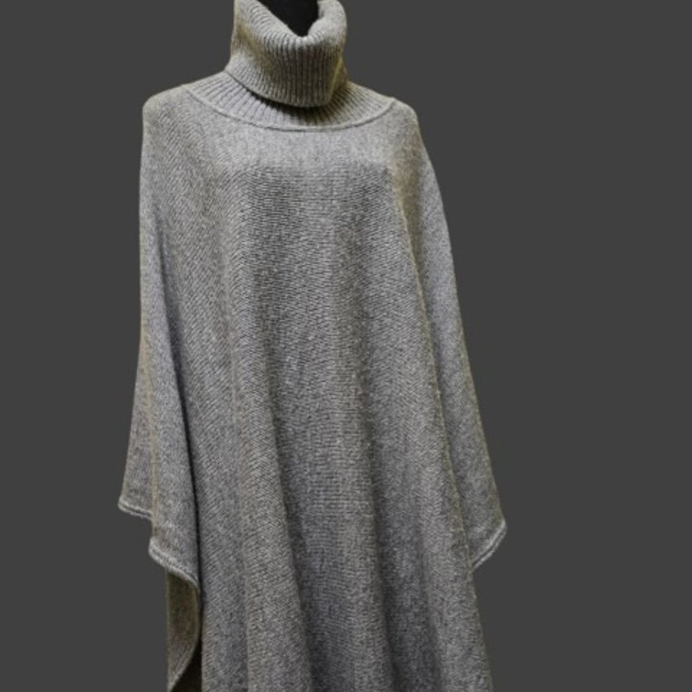 Bloomingdale's Turtleneck Poncho